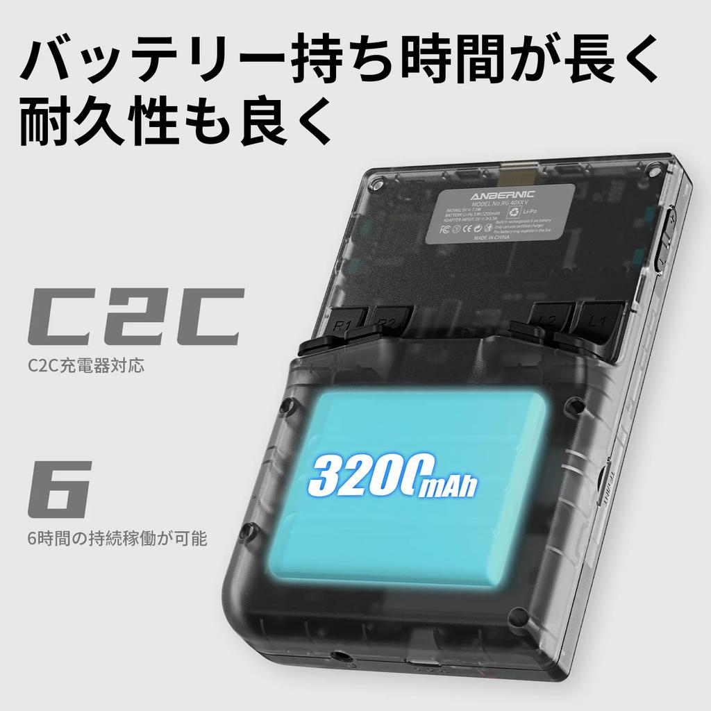 Anbernic RG40XXV Whatsko Handheld Portable Game 64GB Linux IPS Full 16 Million RGB Black Console, RAM, System, 4-inch Screen, WiFi, Bluetooth, Colors,