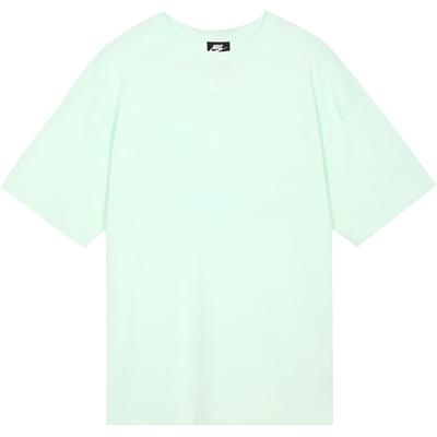Sportbekleidung Wesentlich Lässig Einfarbig Rundhalsausschnitt Pullover Kurzarm Tiefer Schulteransatz T-Shirt Damen T-Shirts Hellgrün DC5427-394