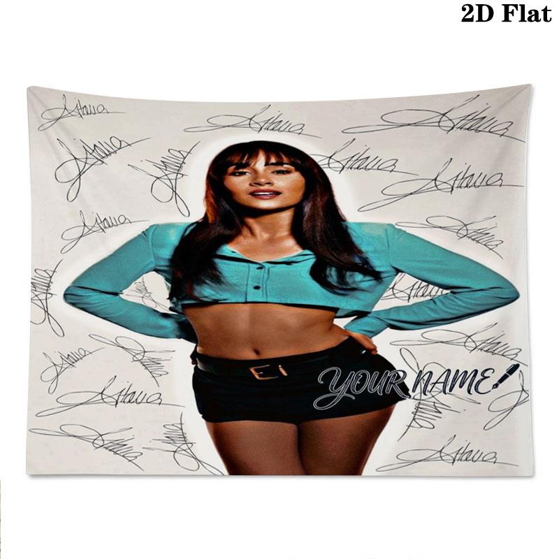 Aitana Name Wandteppich Ästhetischer Wandbehang Bedruckter Stoffdecke Dekorative Wandteppiche für Schlafzimmer Wohnzimmer Heimdekoration