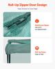 Crop Cage, 1.2 X 1.2 X 1.8 M Plant Protection Tent with Zippered Door, Wind-Resistant Tall Crop Cage, Easy To Install, Outdoor Raised Bed Cover,