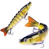 12.8cm/18g Bionic Bait Simulation Fish Eyes Bright Color Realistic Looking Flexible Treble Hook