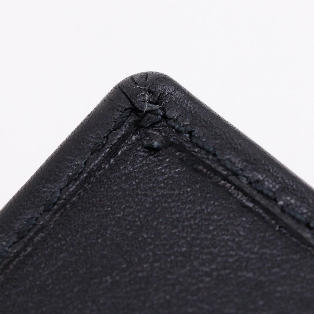 Salvatore Ferragamo Purse Black Calfskin Unisex Used