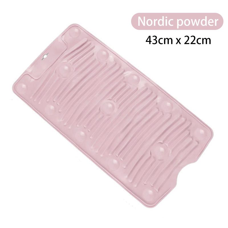 Washing Board Portable Household Non-Slip Silicone Washboard Lazy Personal Laundry Socks Small Washboard Laundry Mat