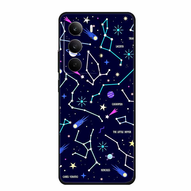 For Realme Narzo 80 Lite 5G Case Narzo80 Lite Coque Cartoon Cat TPU Black Silicone Soft Phone Case For Realme Narzo 80Lite Funda