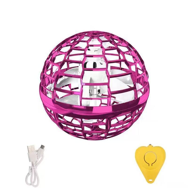 Non-Toxic Flying Ball Spinner Boomerang Flyorb Magic Suspension Sensing Cosmic Globe 360 ° Ball With Led Light Kids Toy Festival Gift