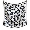 Silk scarf women's spring and summer small fragrant wind camellia mulberry silk temperament printing versatile Chinese square scarf outer scarf shawl