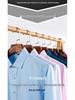 Men's Wrinkle-Resistant Polyester Stretch Long Sleeve Dress Shirt