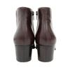 Luca Grossi Damskie brązowe skórzane botki do kostki, rozmiar 36 buty 36 BrązowyUżywane
