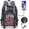 3 Piece School Backpack Set for Students Large Capacity Oxford Cloth Schoolbag with Shoulder Strap and Pencil Case