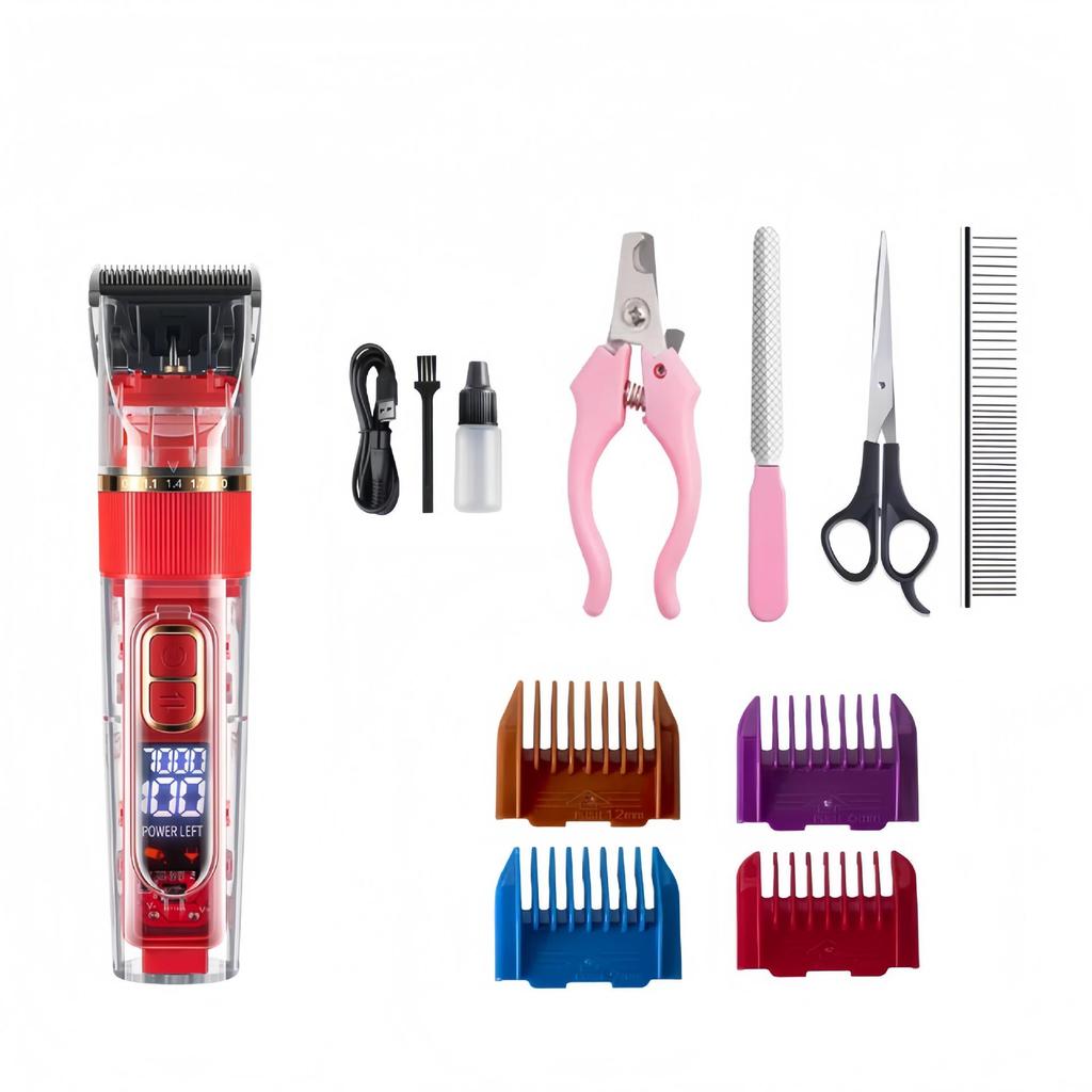 Aparat de tuns electric pentru animale de companie: Aparat de ras și trimmer pentru toaletarea pisicilor și câinilor