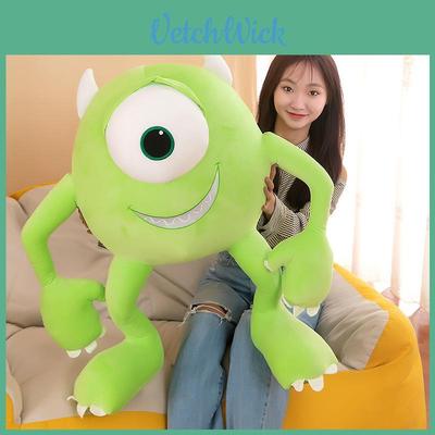 Green Monster Plush Toy With Big Eyes Soft Stuffed Animal Birthday Gift