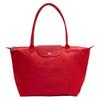 Solid Color Minimalist Zipper Tote Shoulder Bag Women Handbags Pink L1899578A27