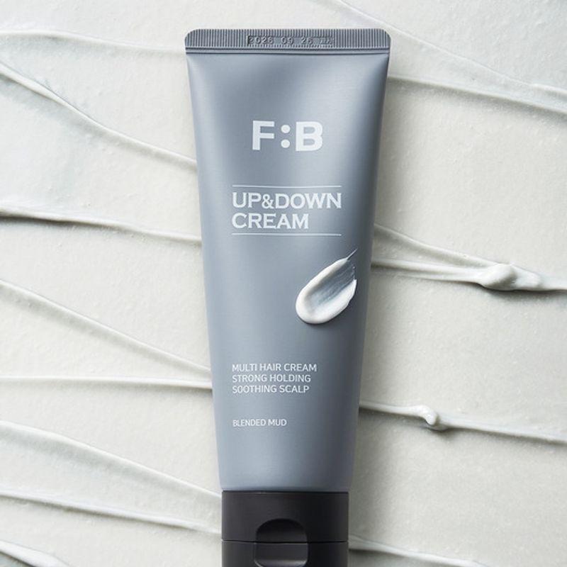 Forbeaut Mud Up & Down Cream for Men s Self-Down Perm Hair Correction 100ml Up & Down Cream 100ml