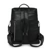 PU women's spring new European and American retro versatile backpack women's high-end double color tassel backpack