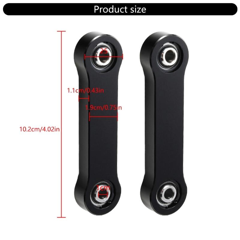 Conector de Links Estabilizadores de Liga de Alumínio de Comprimento Ajustável Instalação Fácil Adequado para Acessórios de ATVs Ryke 600 900
