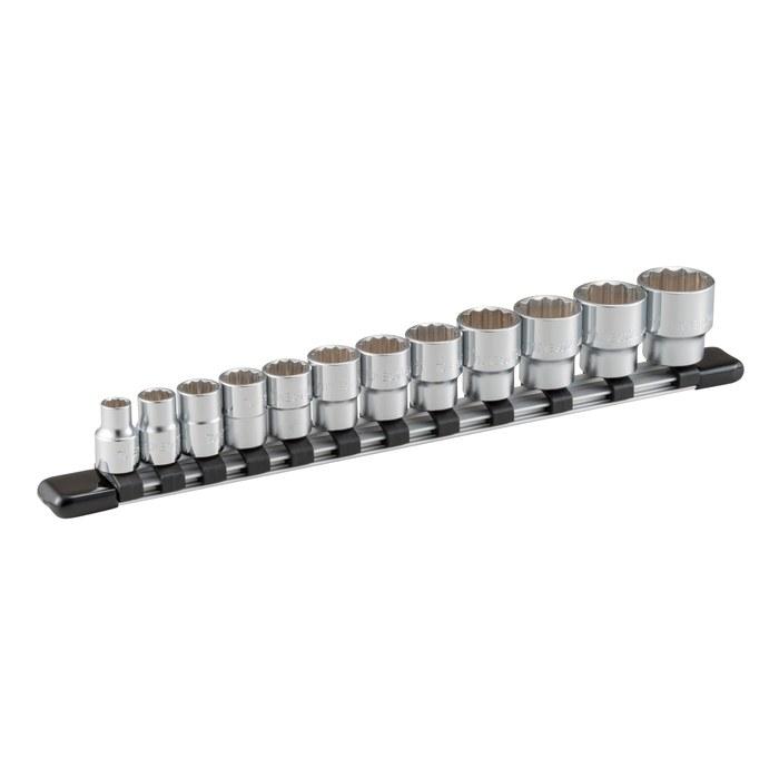 [Tone] Socket Set (12-point, with Holder) HD312A, 9.5mm (3/8") Drive, 12-piece
