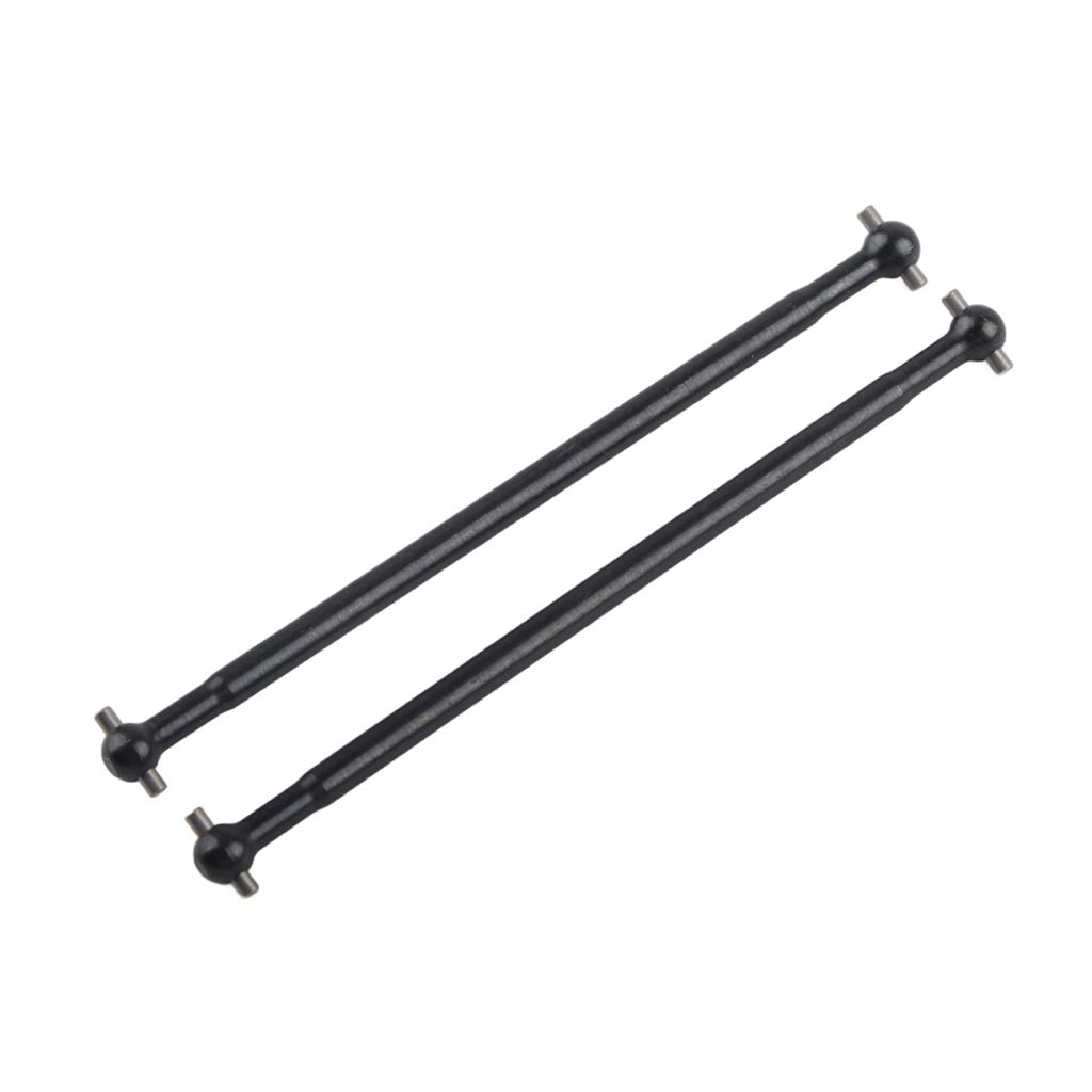 2 Pcs 101mm Metal Dog Bone Drive Shafts for FS 53633   51805   51806 1 10 Scale RC Car (Black)