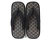 Setta kariert schwarz Mesh Gummi hergestellt in 9 Dimensionen [Shiki] Herren Sandalen, Tatami, Zehensteg, Sohle, Japan, 32-stk-1, schwarz,