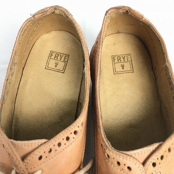 FRYE Dámské boty Full Brogue Wingtip s vysokým podpatkem Hnědé velikost 9B(POUŽITÝ)
