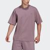 Adidas Originals Clover Logo Solid Casual T-Shirt Men Tops Light-Purple HC8595