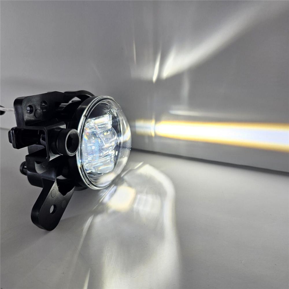 1 Set Car Front Left and Right Side Fog Lights & Bezels For GMC Canyon 2023 2024