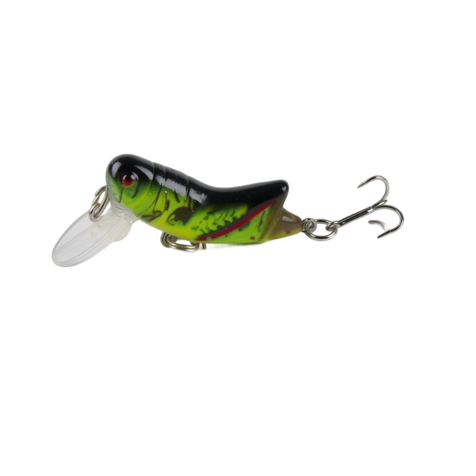 

Fishing Lure Artificial Bait Crankbait Hard Plastic Body with Treble Hooks for Freshwater and Saltwater Fishing Tackle one size