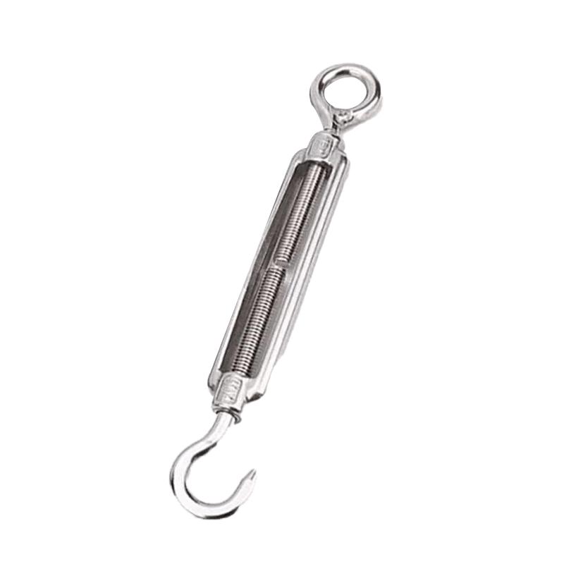 304 Stainless Steel Open Body Turnbuckle M8 OC Type Load 200kg (2pcs)