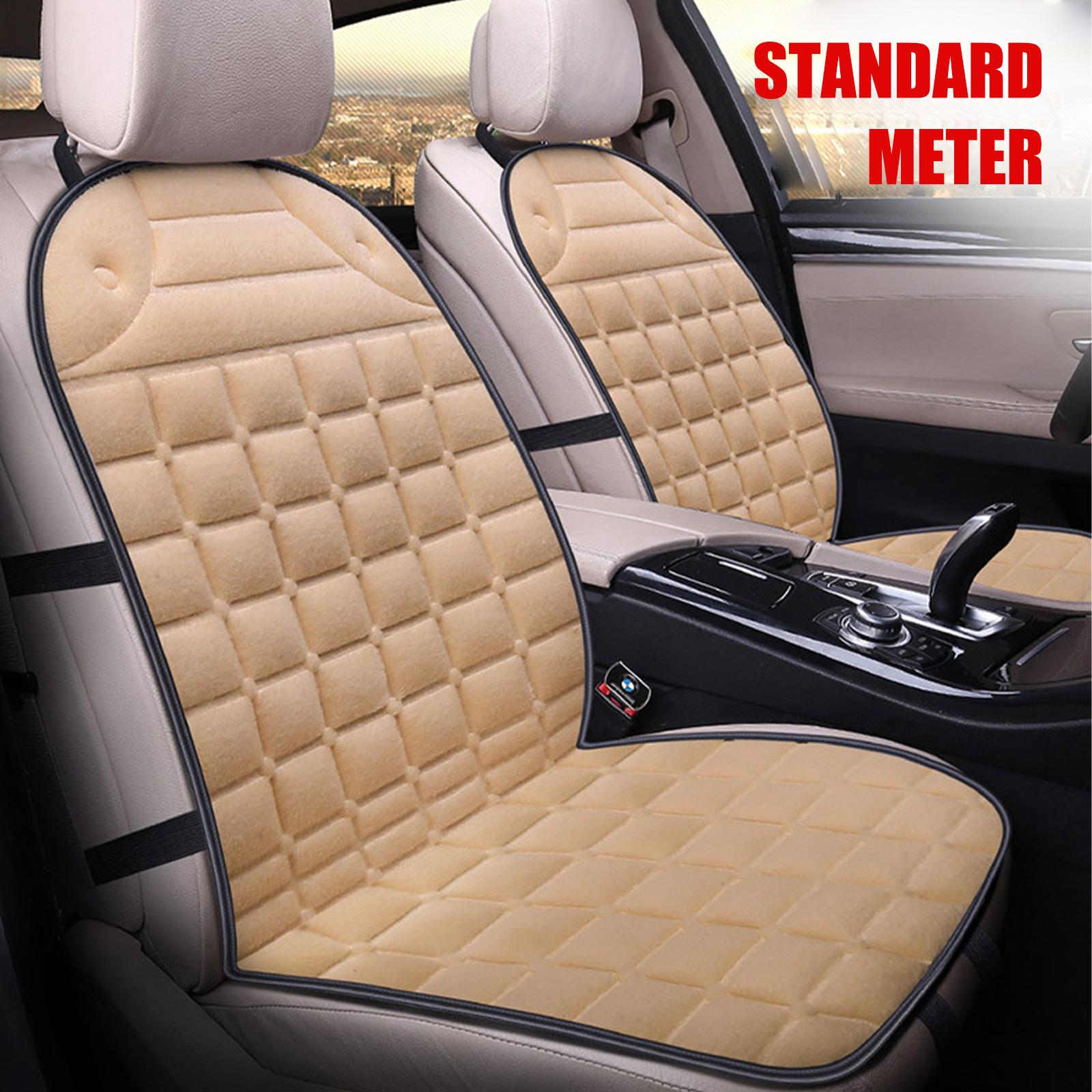 

1 шт. универсальная теплая автомобильная подушка, чехол для сиденья автомобиля, подушка для переднего ряда сидений, комплект из кашемира, защита автомобиля зимой