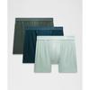 Always In Motion Boxer 5   3 Pack IndochIne Blue Pelican raInforest Green