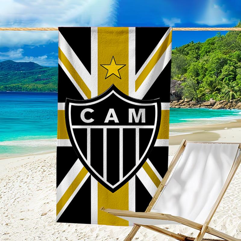 Liebe für Atlético Aufgedrucktes Strandtuch, Superweiche Mikrofaser, Perfektes Geschenk Geburtstag, für Pool, Strand, Reisen, für Familie und Freunde