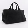 Prada Kanapa GM Handbag B1872O Bijou Studs Tote Bag NERO Black Canvas Women Used