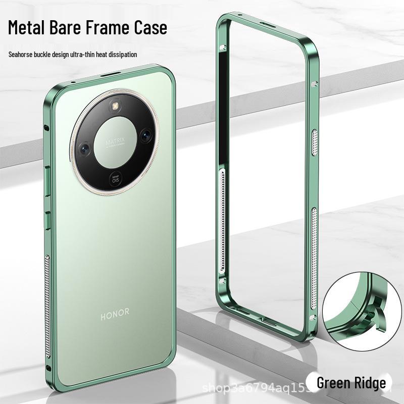 

Honor X70/Magic 8 Lite/X9d Clamshell Metal Frame Phone Case Honor X70