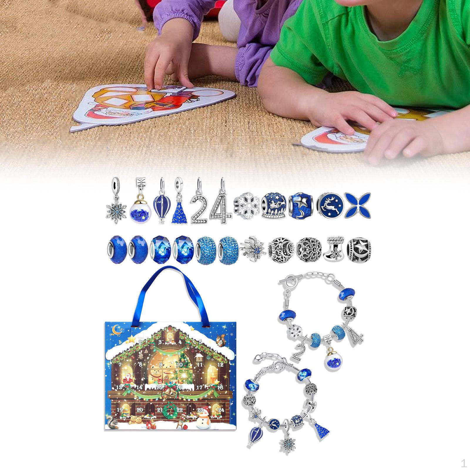 

24 Grids Christmas DIY Bracelet Box Decor Creative Charm Making Kit