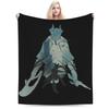 Bloodborne Videospiel Decken Flanell Frühling Herbst Multifunktionale Super Warme Überwurfdecke für Zuhause Outdoor Bettwäsche Überwürfe