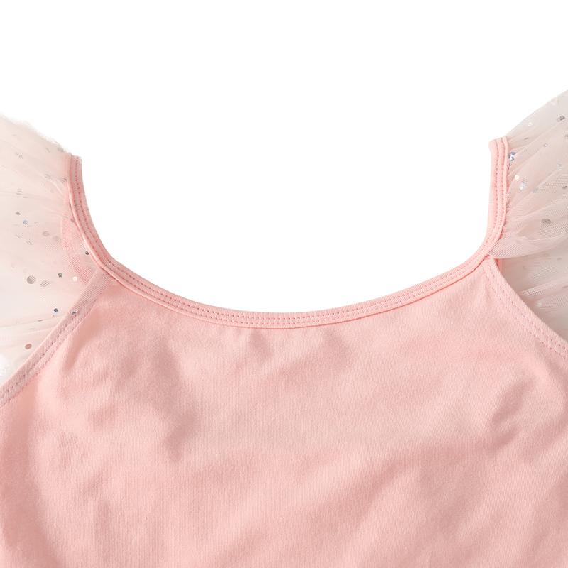 Süßes Kinder Ballett Kostüm Mädchen Kinder Ballett Rock Tanzkostüm mit Pailletten Kleid