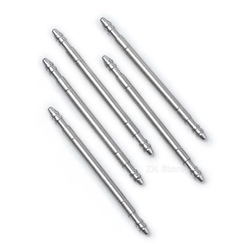 316L Edelstahl Federstege 1,5mm 1,8mm 2,0mm Durchmesser Dick Stark Langlebig Verbindungsstifte 19.5 20.5 21.5mm Uhrenzubehör