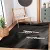 Arsenal Customizable Name Floor Rug Office Rug Suitable for Dining Room Entryway Game Room Playrooms Antislip Carpet Decorate Offices