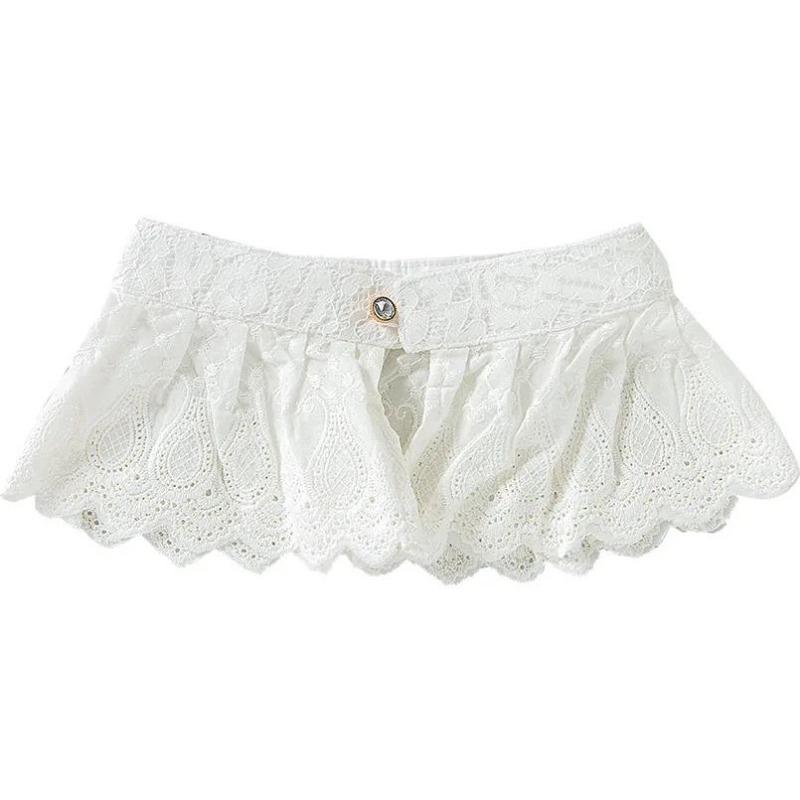 

Женский лацканный ложный воротник кружевной белый полый ложный воротник женский лацкан рубашки блузки съемный воротник для свитера женский декор