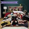 Soul Eater Pattern Bedding uilt Set uilt Cover Pillowcase Home Decoration Birthday Gift (1 * duvet cover + 2 * pillowcase without core)173