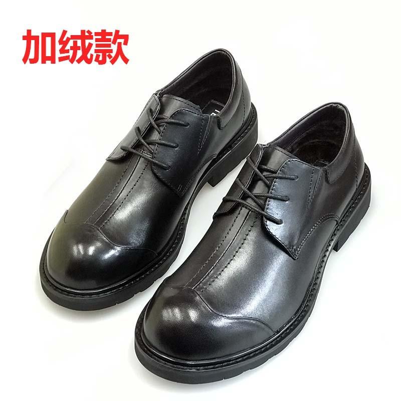 Spring And Autumn Business Dress Men'S Shoes Leather Outdoor Tooling Shoes British Low-Top Shoes Wedding Shoes Retro Big Head Leather Shoes