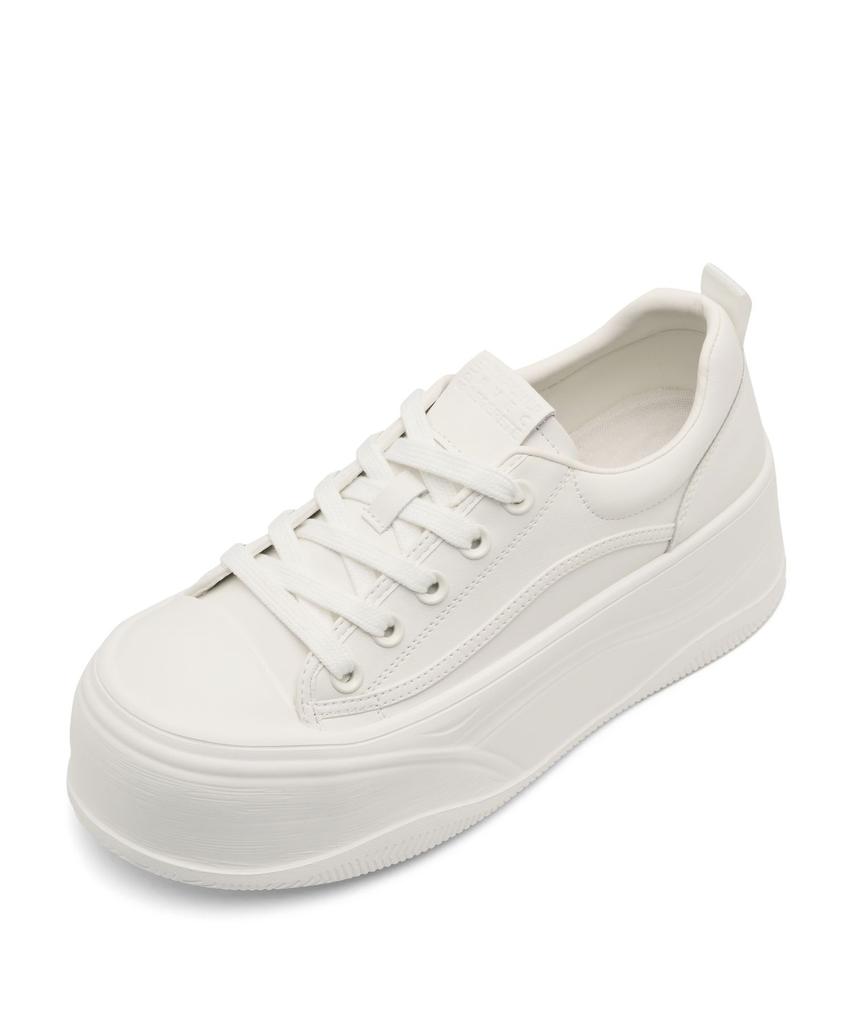 Spur Clod Pureness Cow Leather Sneakers 5.5Cm -Ws7032 (2Color)