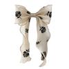 Pink Tulip Bow Curtain Tieback Organza Material Tassel Design Curtain Holdback Pearl Beaded Lace Pattern Decorative Curtain Ties