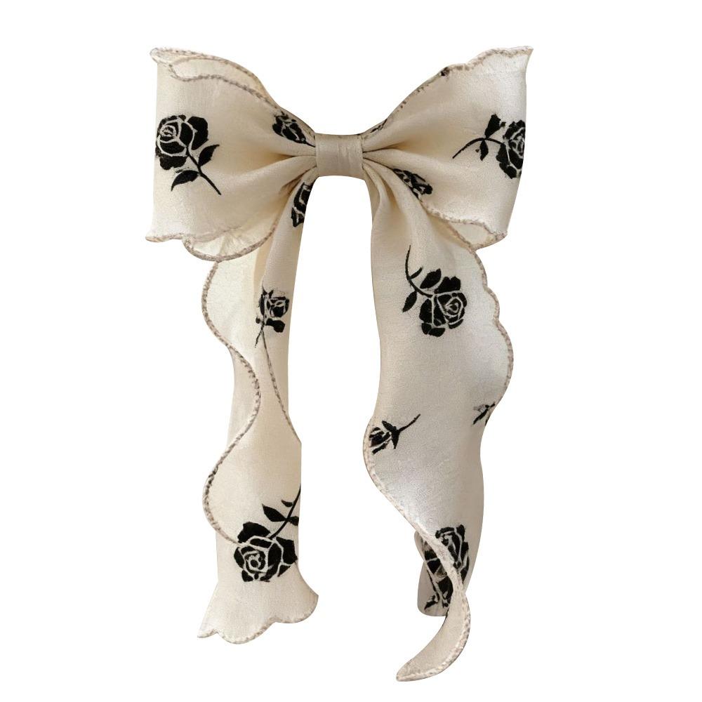 Pink Tulip Bow Curtain Tieback Organza Material Tassel Design Curtain Holdback Pearl Beaded Lace Pattern Decorative Curtain Ties