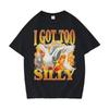 Mă Dau Prea Prost Emojis Gâscă Amuzantă Tricou Hip Hop Grafic Harajuku Confortabil Mânecă Scurtă Tricou Casual Adolescenți Îmbrăcăminte Confortabilă