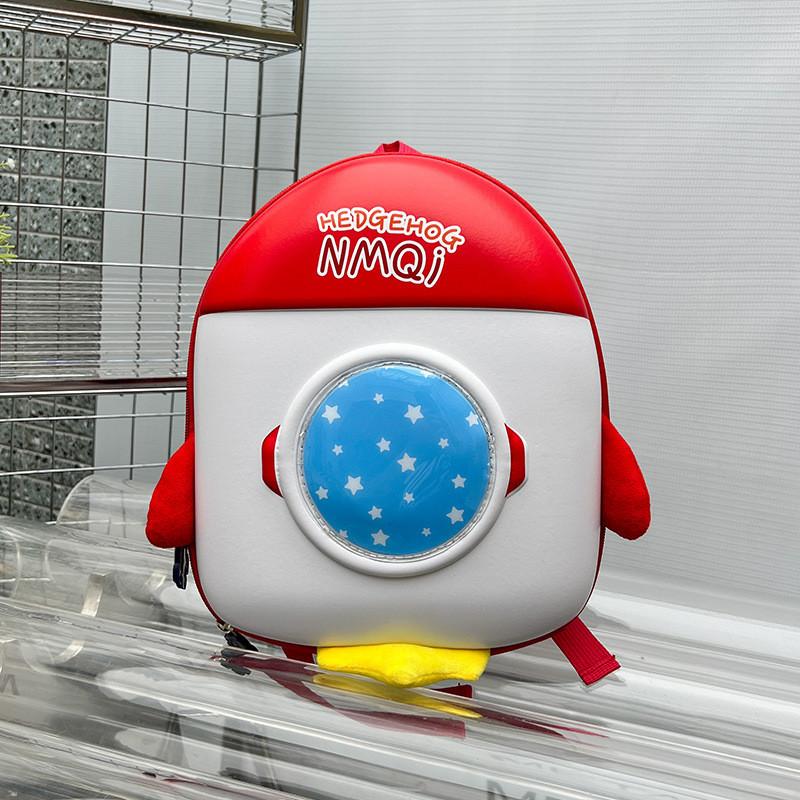 Lightweight Eva Childrens Backpack With Fun Led Light For Kindergarten And Preschool красный