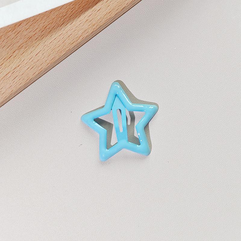 6/10pcs Y2k Mini Star Side BB Cute Hair Clip Korean Candy Colorful Dopamine Baby Headwear Girl Hair Pin Bangs Clip Kid Headwear