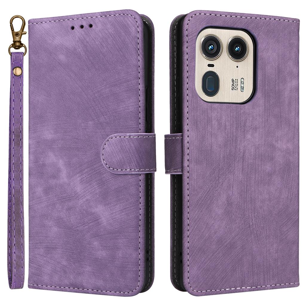 For Motorola Edge 50 Ultra 5G/Moto X50 Ultra 5G Phone Case Wallet PU Leather Flip Cover with RFID Blocking
