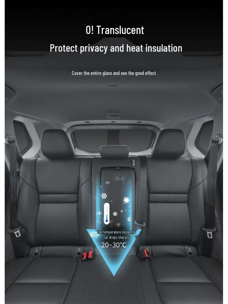 Compatible with 25 Nissan Models: Qashqai Honor Edition Window Sun Shade for Heat Insulation & Privacy During Camping.