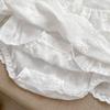 Mono de Bebé Niña Otoño Cuello Sólido Manga Larga Estilo Princesa Body con Pajarita 0-3 Años