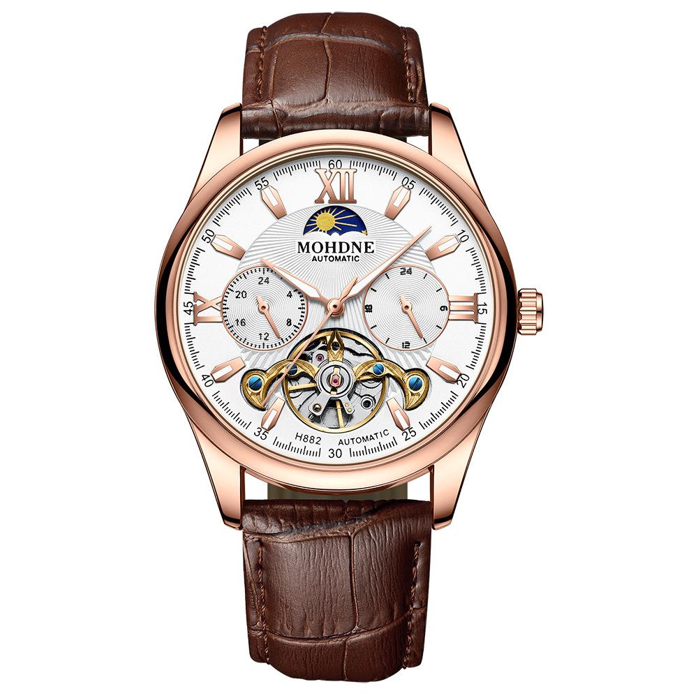 2025 Modun Модная Новая Часы Полностью Автоматические Механические Часы Многофункциональные Водонепроницаемые Модные Бизнес Мужские Часы